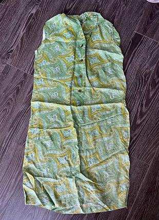 Платье шелковое