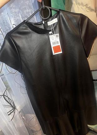 Сукня шкіряна mango