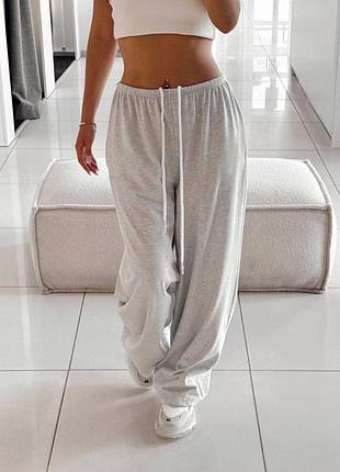 Трендові базові штани меланж