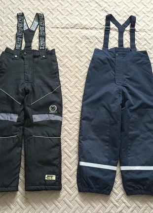 8-10 рок. h&m зимовий комбінезон, лижні штани. унісекс. застібка - блискавка. вітронепродувний. зверху м"яка плащівка- вітронепродувний матеріал. напо