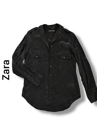 Блуза шелк zara