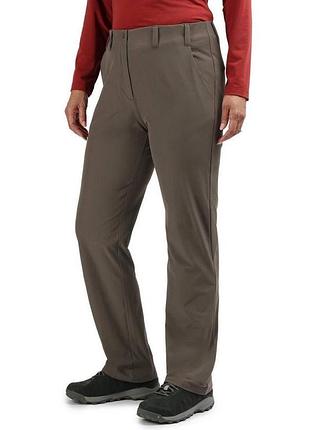 Трекінгові штани, спортивні штани rohan roamers walking trousers, жіночі, утеплені, темно-оливкового кольору, матеріал поліестер еластан, розмір l-xl