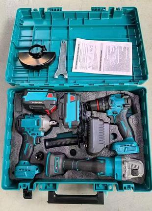 Шурнабор 3 в 1 болгарка+гайковерт+шуруповерт 48w and1613