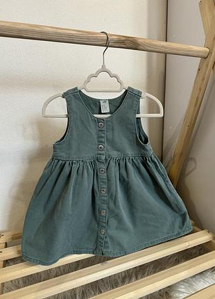 Джинсовий сарафан від н&м розмір - 92 (1,5-2 роки) стан- ідеальний