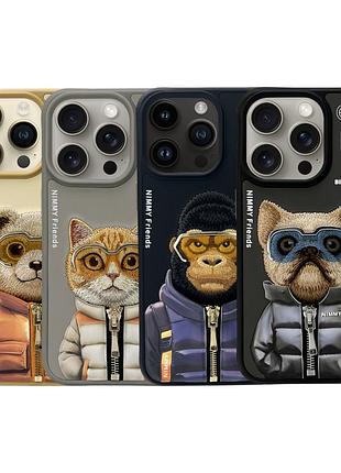 Чохол tpu+pc nimmy 3d with metal buttons для iphone 15