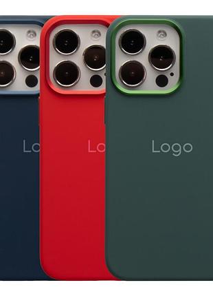 Чохол silicone case metal buttons (aa) для iphone 13 pro