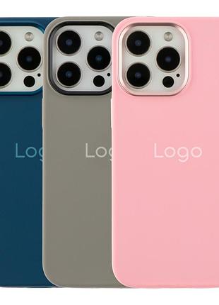 Чохол silicone case metal buttons (aa) для iphone 15 pro