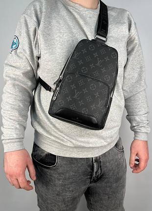 Чоловіча сумка-слінг луи виттон 7