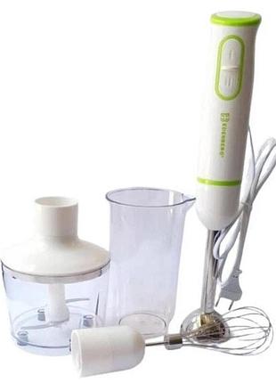 Блендер погружной edenberg eb-60031 4в1 миксер измельчитель блендер 800вт white