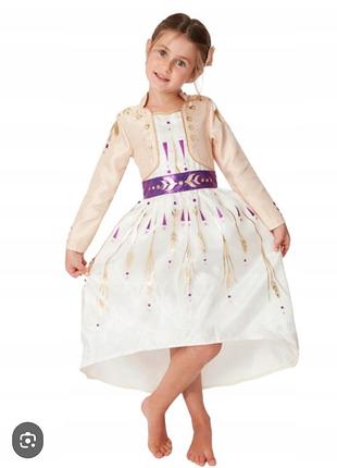 Карнавальное платье frozen anna анна ледяное сердце для девочек 9-10 лет.