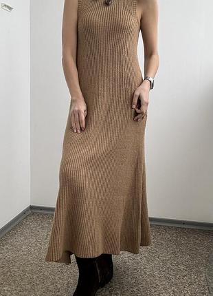 Zara довга вʼязана сукня