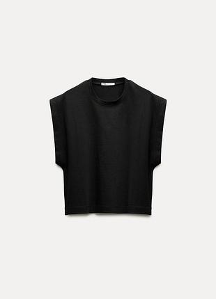 Котонова футболка zara