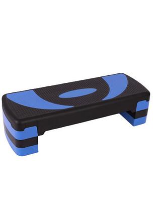 Cтеп-платформа generation fitness ft-st blue 3-ступінчаста