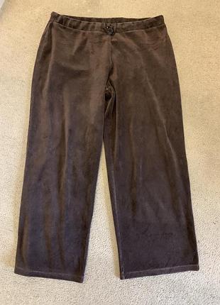 Шоколадні велюрові палаццо