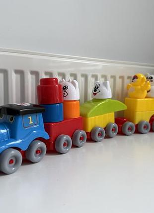 Конструктор потяг великі деталі дитячий 4