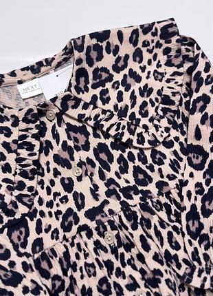 Сукня для дівчинки з леопардовим принтом 3