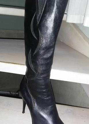 Atwa collection (италия)- супер элегантные сапоги р. 39(25.3 см)