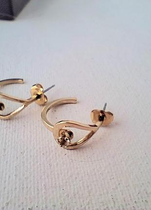 Винтажные серьги с кисталом