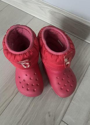 Дитячі crocs чобітки для дівчинки
