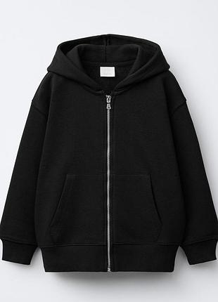 Утепленная толстовка худи кофта zara