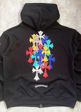 Зіп худі chrome hearts | худі на блискавці хром хартс