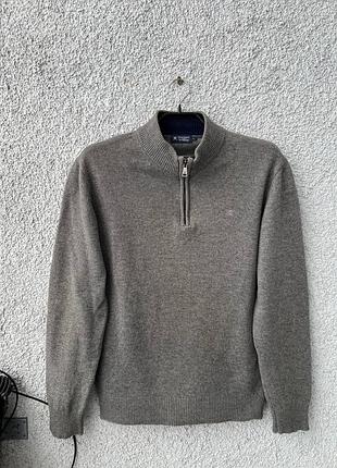 1/3 zip кофта hackett (old money)