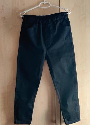 Джинсы черные на подростка, размер 14