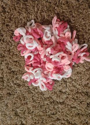 Пряжа для вязки качественная мягкая и пуховая крупный кусок,