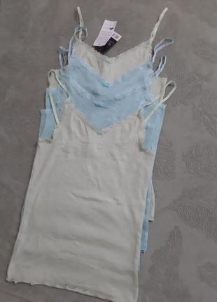 Майка в рубчик.esmara