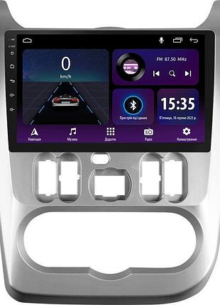 Штатна магнітола sigma e9232 2+32 gb renault logan 1 sandero lada lergus largus dacia 2010-2015 9"