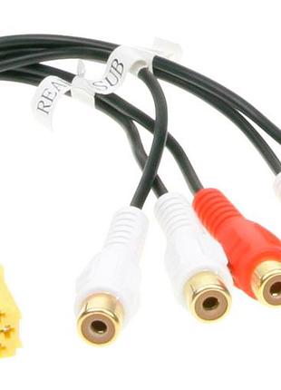 Адаптер линейных выходов mini iso-rca acv 1441-03