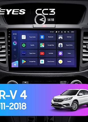 Штатная магнитола teyes cc3 2k 6+128 gb honda cr-v crv 4 rm re (9 inch) 2011-2018 (a) 9"