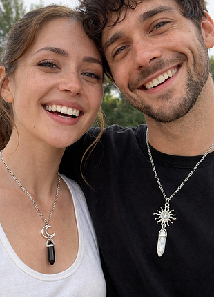 Парные подвески с кристаллами