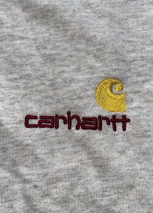 Сірий світшот carhartt 3