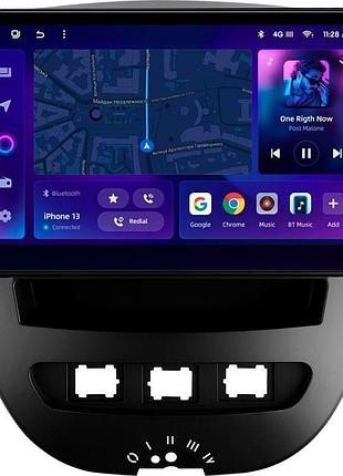 Штатна магнітола ams moss m2 4+32 gb peugeot 107 toyota aygo 2005-2014 10"