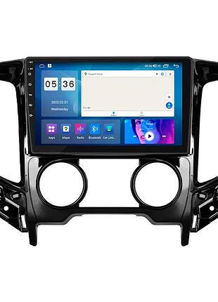 Штатная магнитола lesko для mitsubishi l200 v manual ac 2015-2019 экран 9" 4/64gb carplay 4g wi-fi gps prime