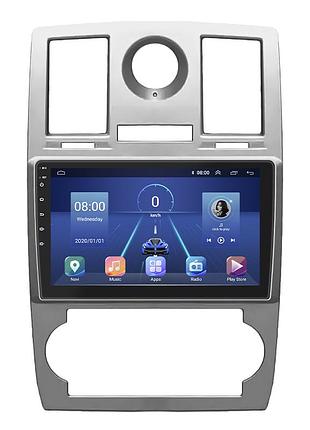 Штатная магнитола lesko для chrysler 300c i 2004-2011 экран 9" 4/64gb 4g wi-fi gps top