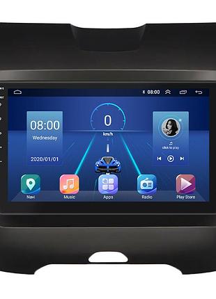 Штатная магнитола lesko для ford edge ii рестайлинг 2018-н.в. экран 9" 4/64gb 4g wi-fi gps top