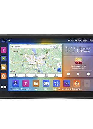 Штатна магнітола lesko для ssangyong kyron i рестайлинг 2007-2015 екран 9" 2/32gb carplay 4g wi-fi gps prime