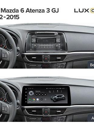 Штатна магнітола teyes lux one 4+32 gb mazda 6 atenza 3 gj 2012-2015 12.3"