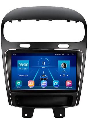 Штатная магнитола lesko для fiat freemont 2011-2016 экран 9" 4/32gb 4g wi-fi gps top