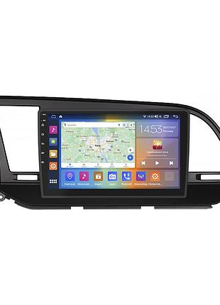 Штатная магнитола lesko для hyundai elantra vi (ad) 2015-2019 экран 9" 4/64gb carplay 4g wi-fi gps prime