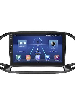 Штатная магнитола lesko для fiat doblo ii рестайлинг 2015-н.в. экран 9" 2/32gb 4g wi-fi gps top