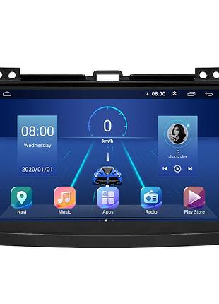 Штатна магнітола lesko для toyota land cruiser prado 120 series 2002-2007 екран 9" 4/32gb 4g wi-fi gps top