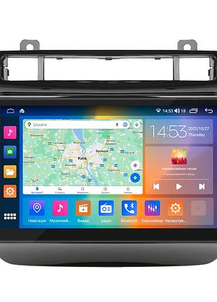 Штатна магнітола lesko для volkswagen touareg ii 2010-2014 екран 9" 4/64gb carplay 4g wi-fi gps prime