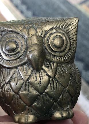 Статуетка сова бронза