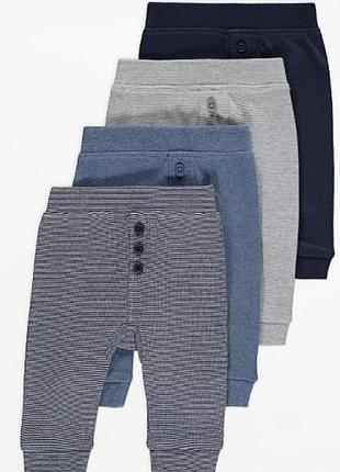 Брендовый набор штанишек 4 шт. от george george великобритания джогери для мальчика
