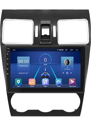 Штатна магнітола lesko для subaru wrx i рестайлинг 2016-н.в. екран 9" 4/32gb 4g wi-fi gps top