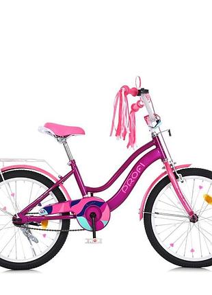 Велосипед детский mb 20052-1, 20 дюймов, фиолетовый