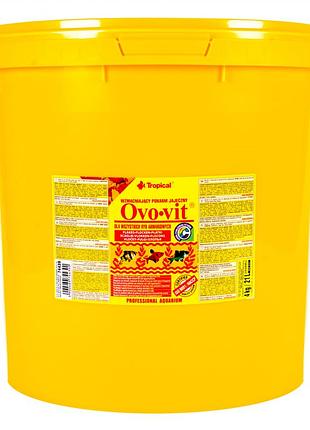 Корм tropical ovo-vit для всех аквариумных рыб хлопья 4 кг/ 21 л
